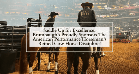 Saddle Up for Excellence: Brumbaugh's Proudly Sponsors The American Performance Horseman's Reined Cow Horse Discipline!