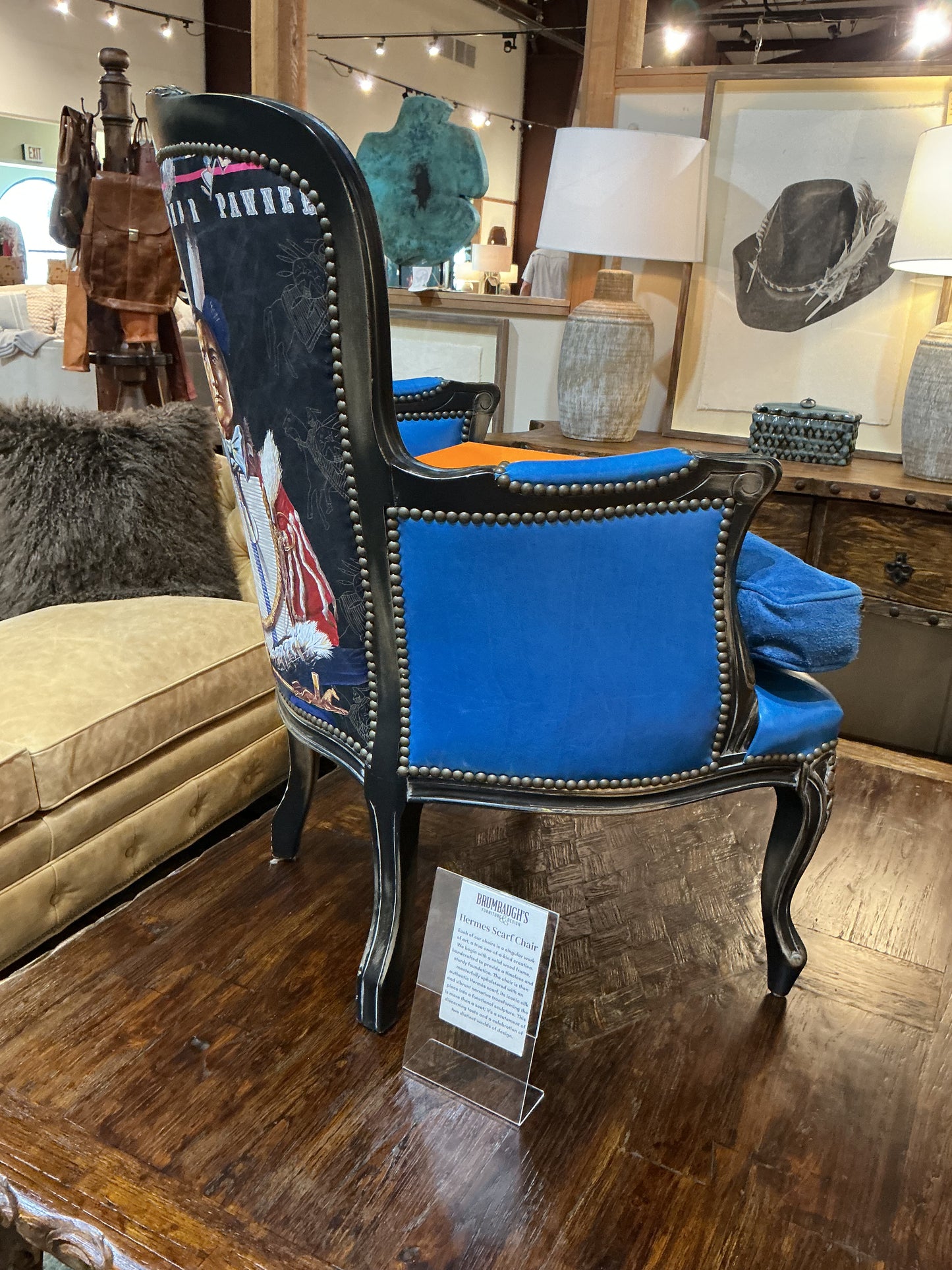 Hermes Scarf Chair