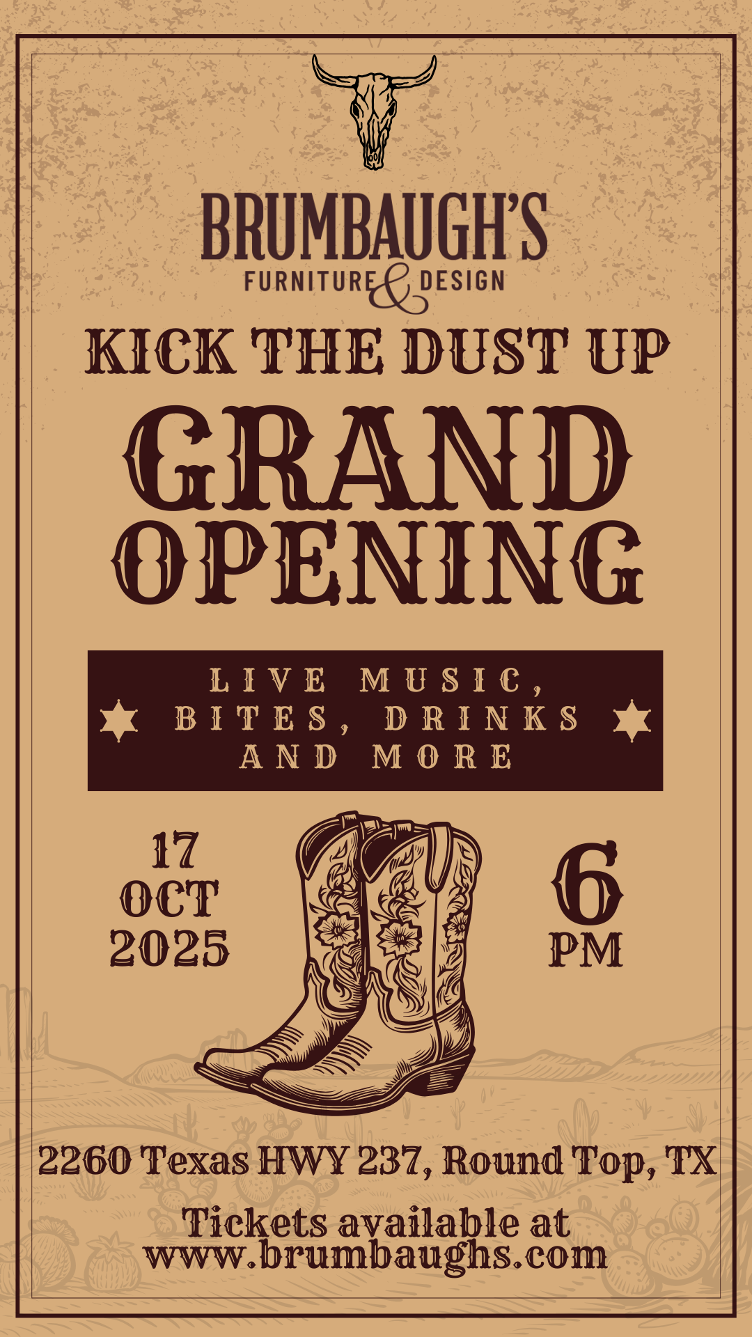 Kick the Dust Up Grand Opening Event