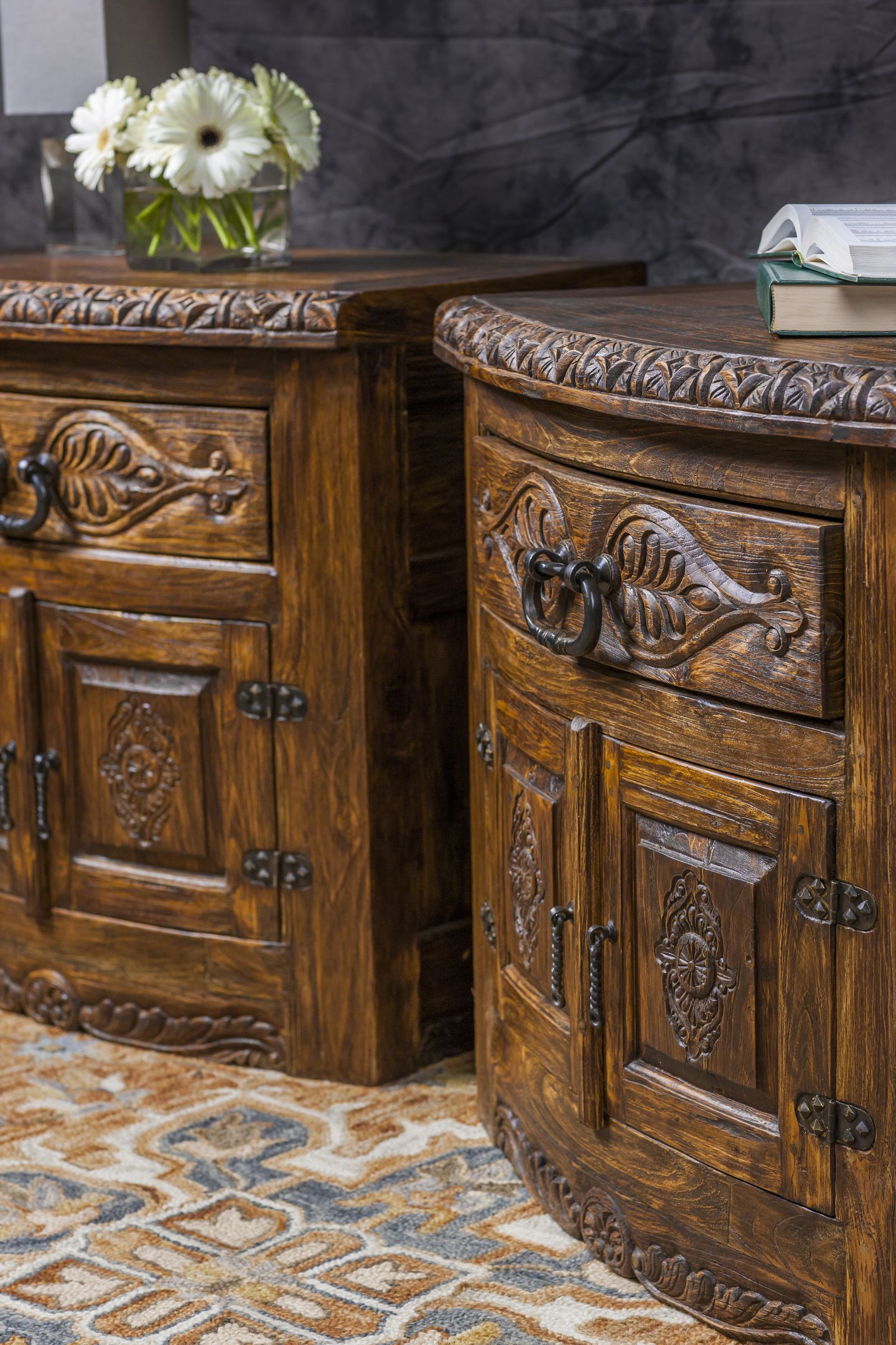 Round Nose Nightstand