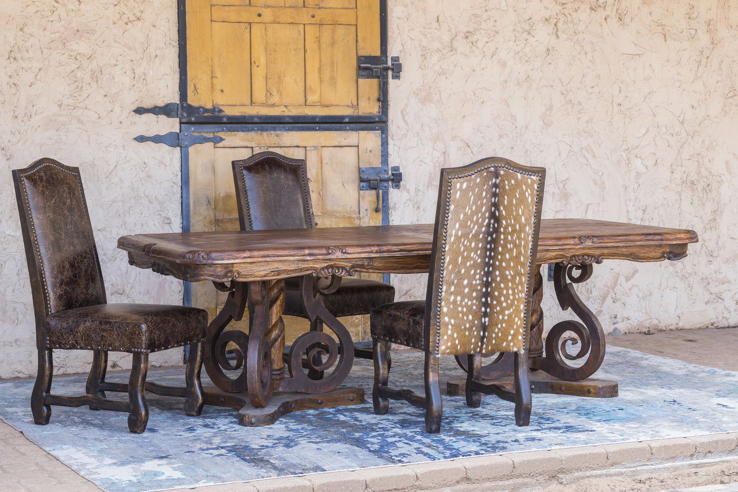 Fleur De Lis Dining Table