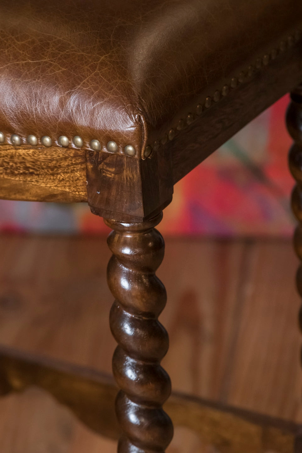 Twisted Leg Barstool