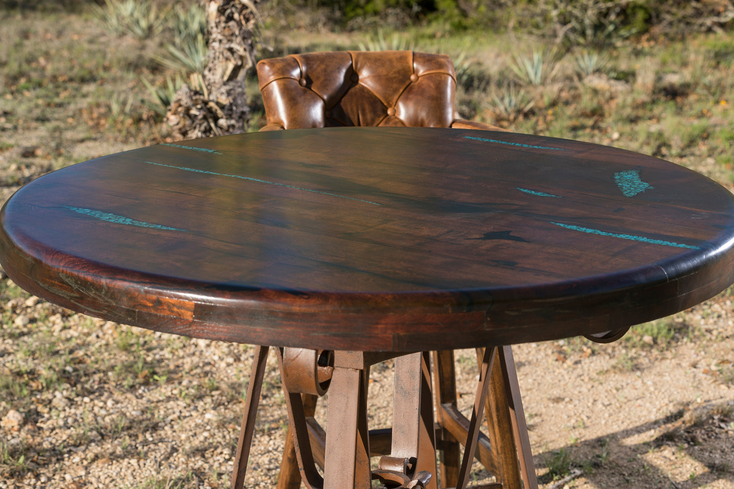 Mesquite Top Pub Table