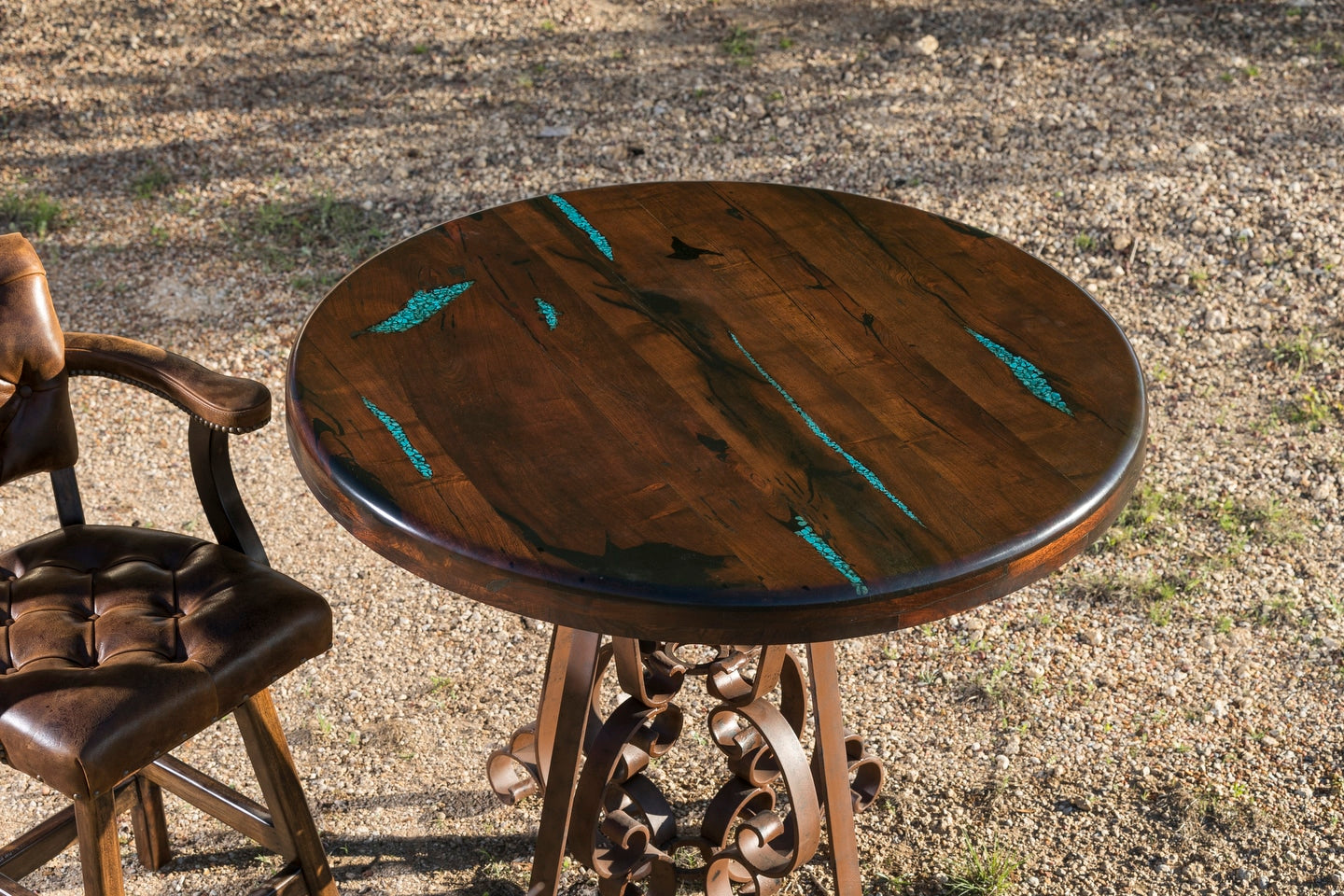 Mesquite Top Pub Table