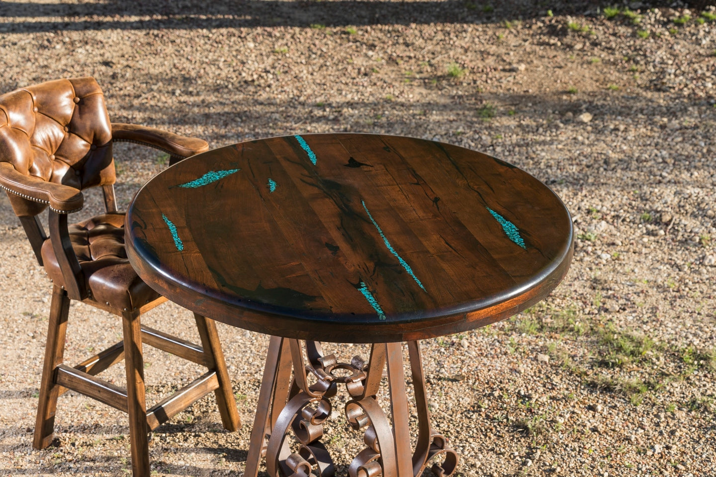 Mesquite Top Pub Table