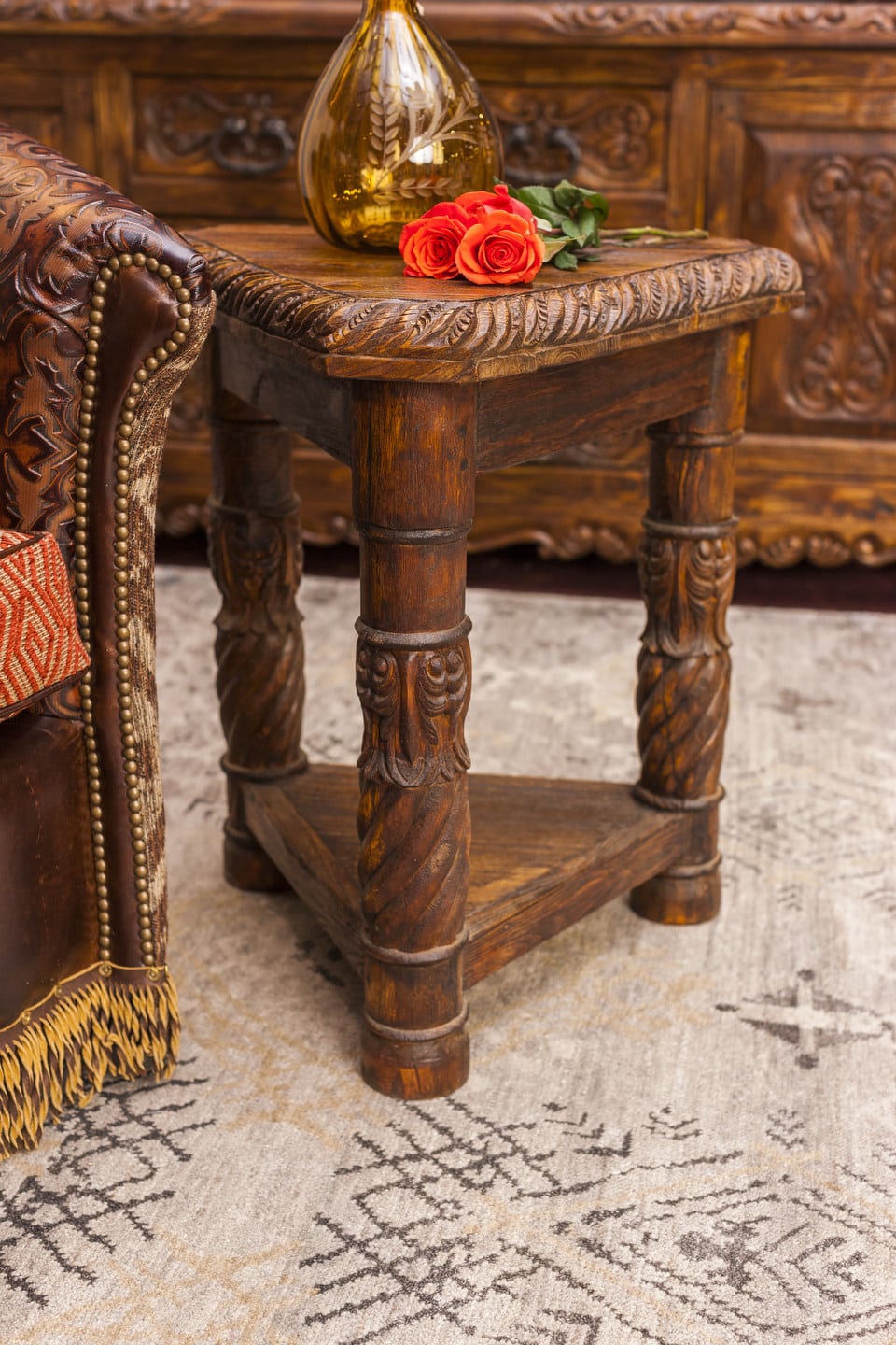 Triangle End Table