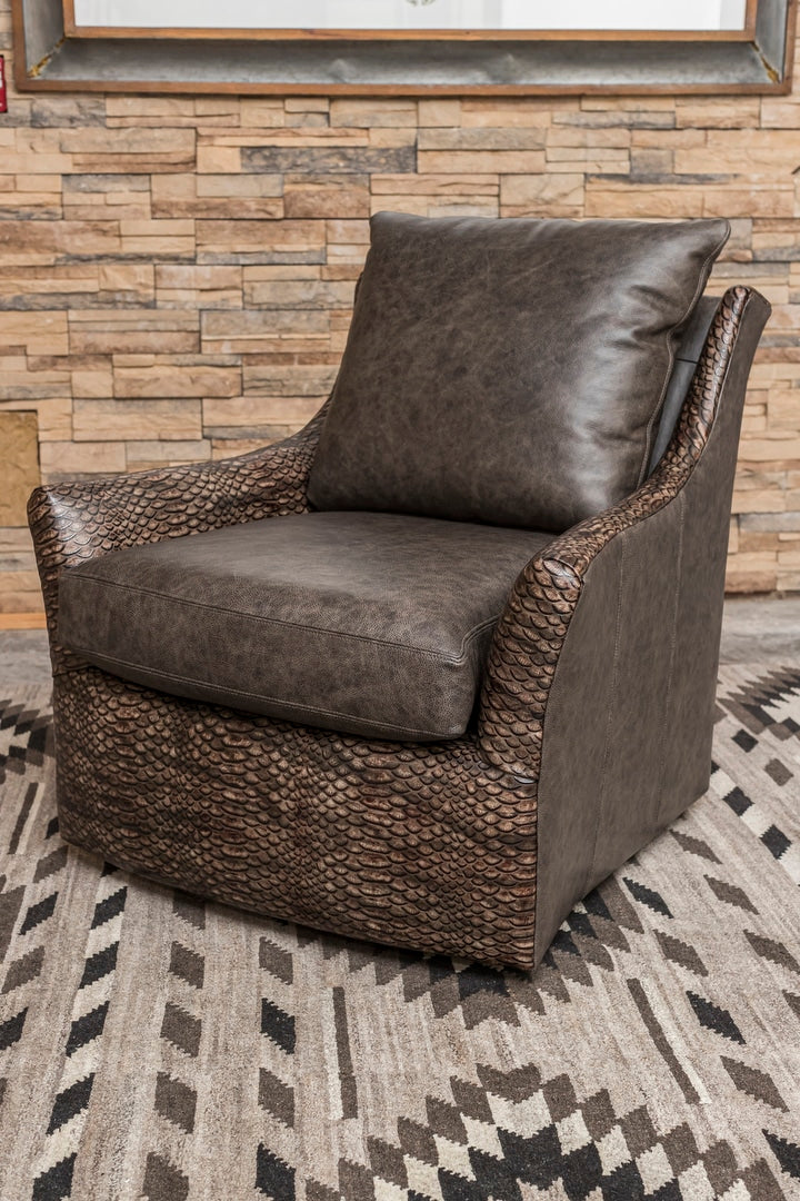 Charcoal Swivel Chair