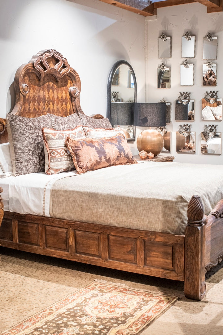 Crown Teak King Bed