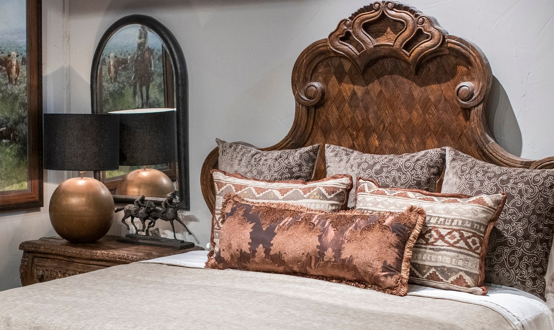 Crown Teak King Bed