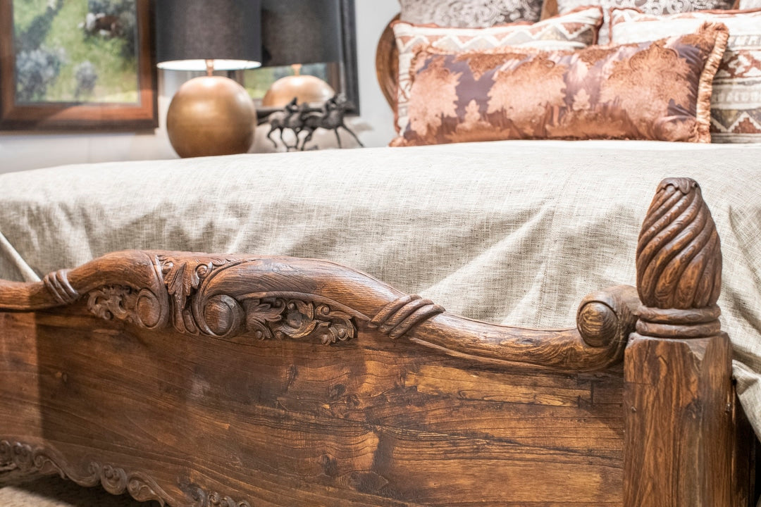 Crown Teak King Bed