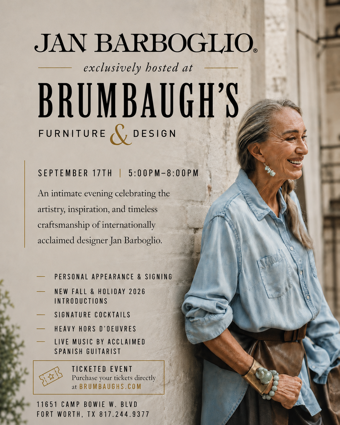 An Evening with Jan Barboglio