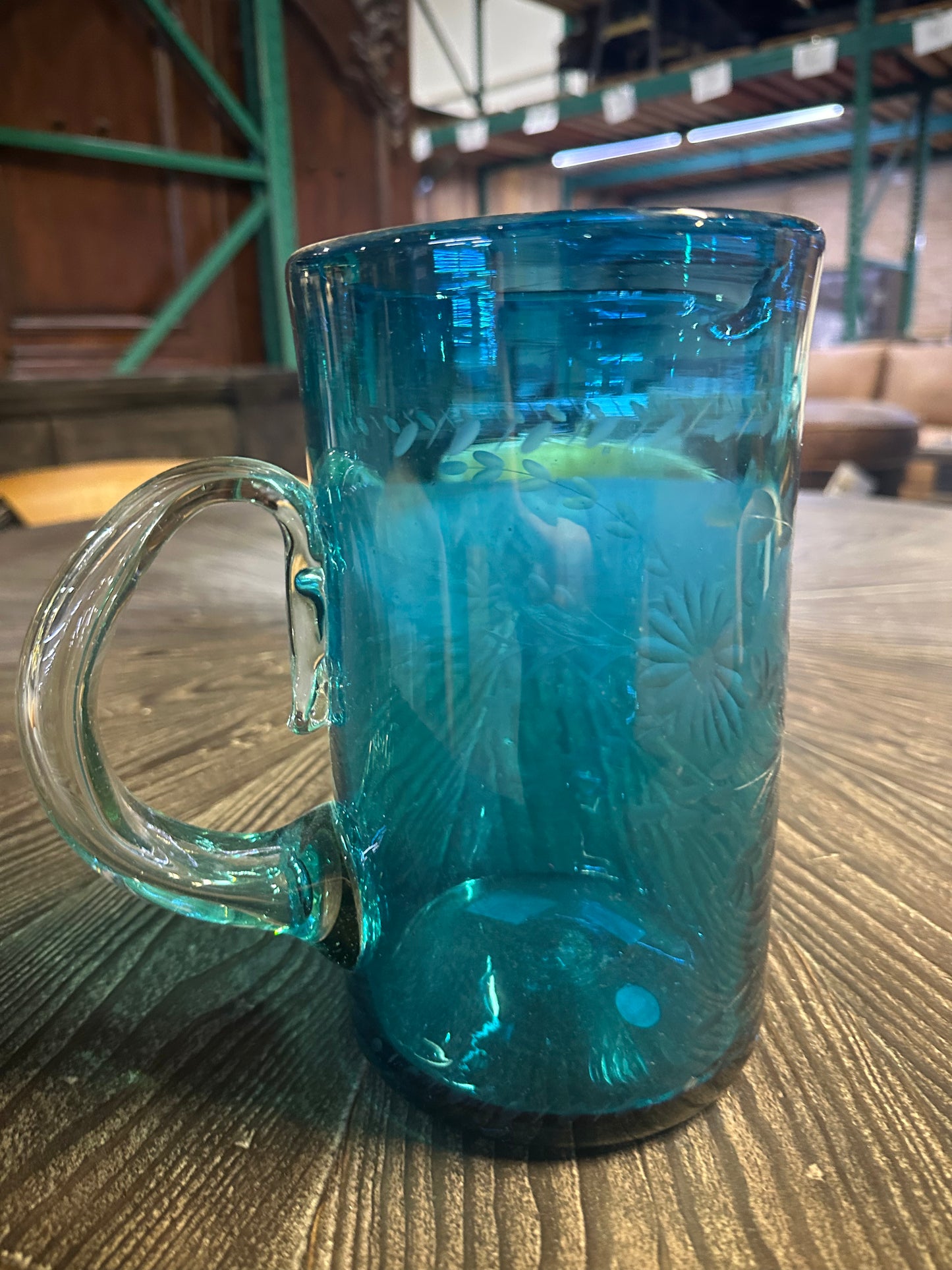 Rose Ann Hall Turquoise Pitcher