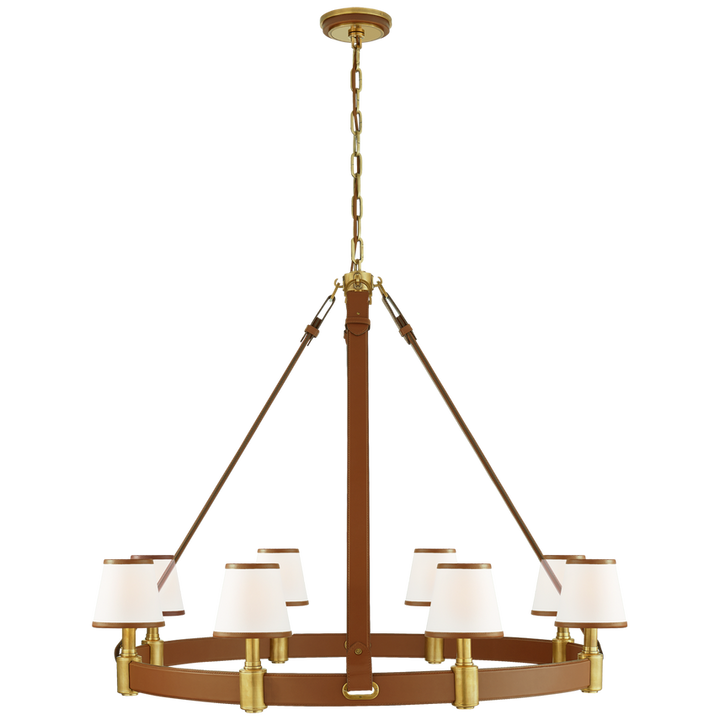 RL Riley Large Ring Chandelier