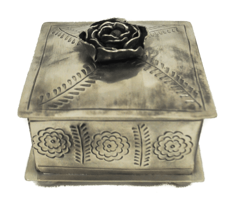 STAMPED ROSE BOX -028