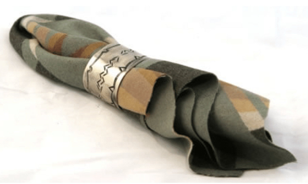 STAMPED NAPKIN RING WJA-027