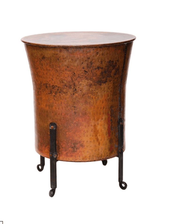 22371 CAULDRON TABLE - ROUND (21X28")