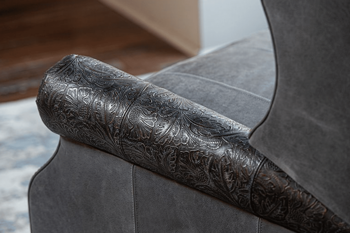 Blue Dover Recliner