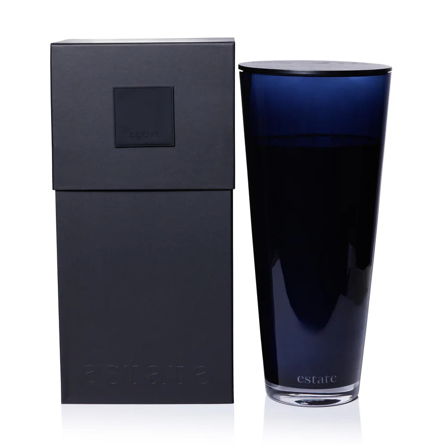 Navy Blue Agave Candle