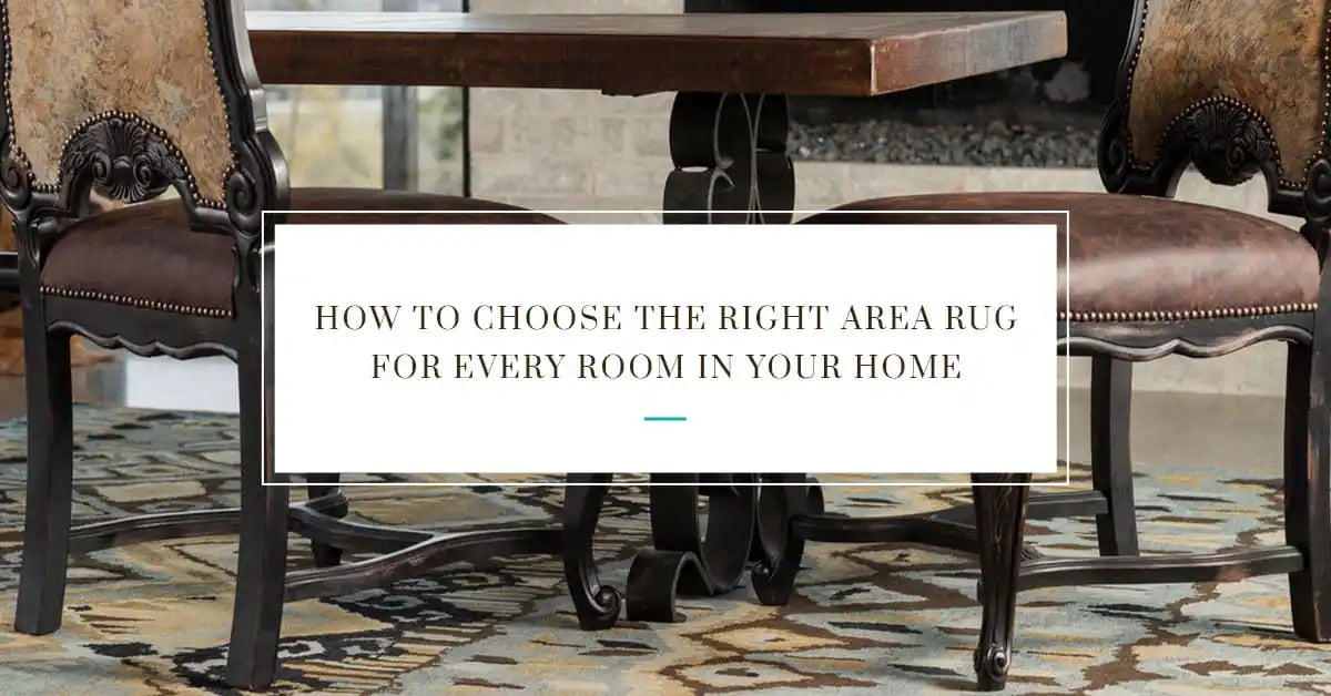 How to Choose the Right Area Rug for Every Room in Your Home