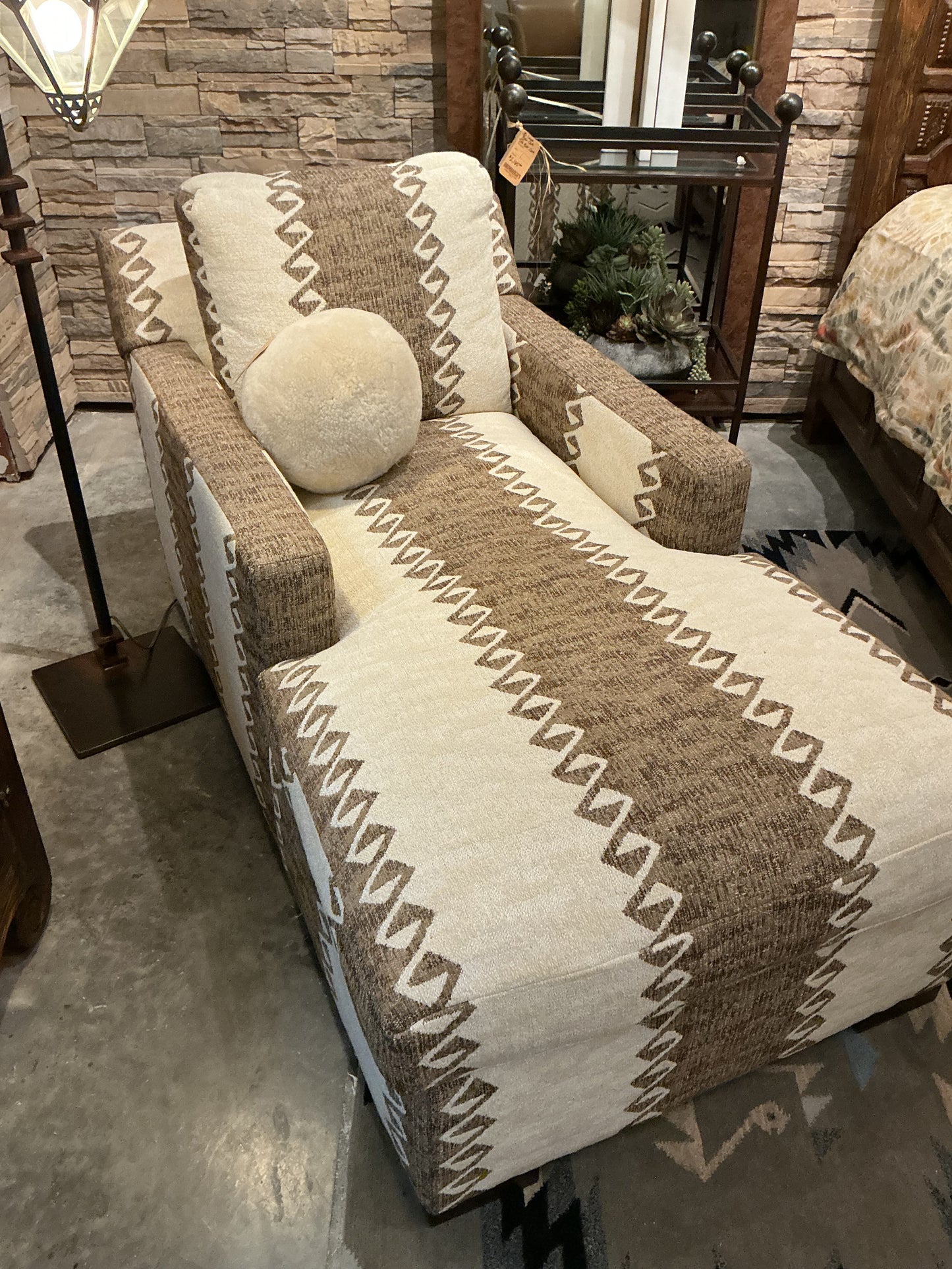 Mesa Stripe Chaise