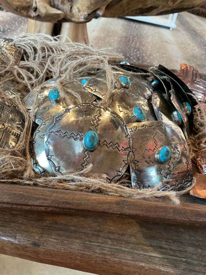 Circle Turquoise Ornament