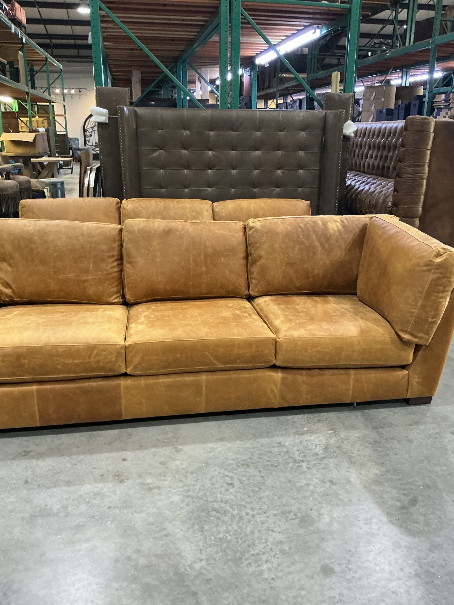 Leather Sectional