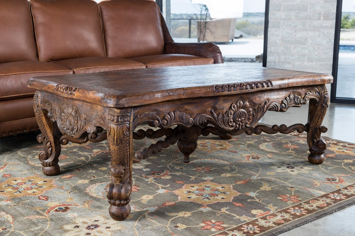 Cadillac Coffee Table - Wood Top