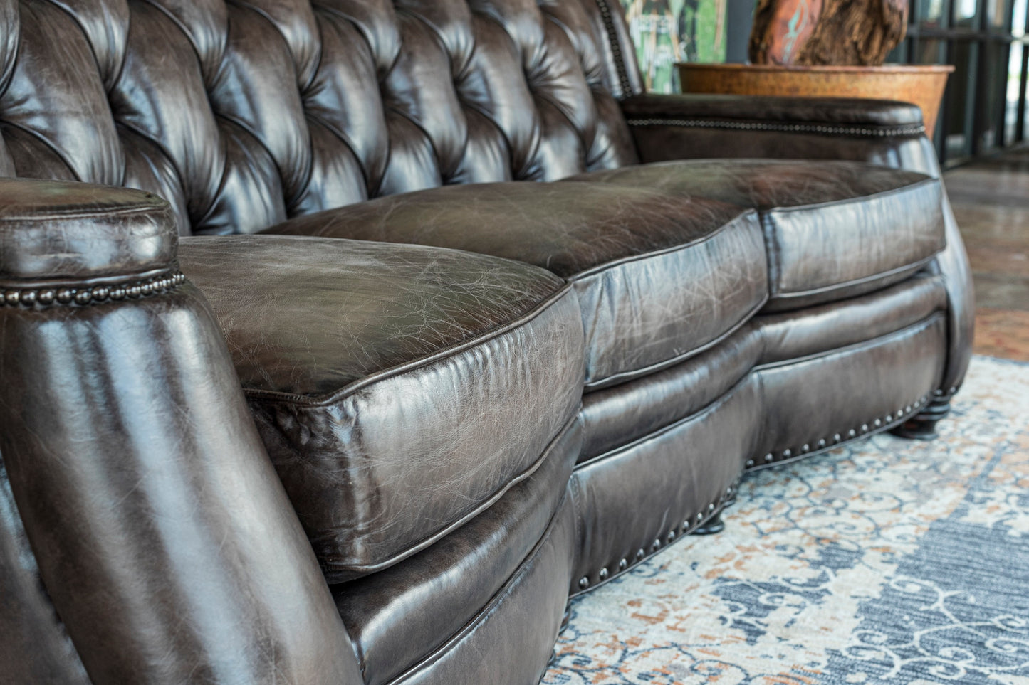 Gun-Metal Sofa