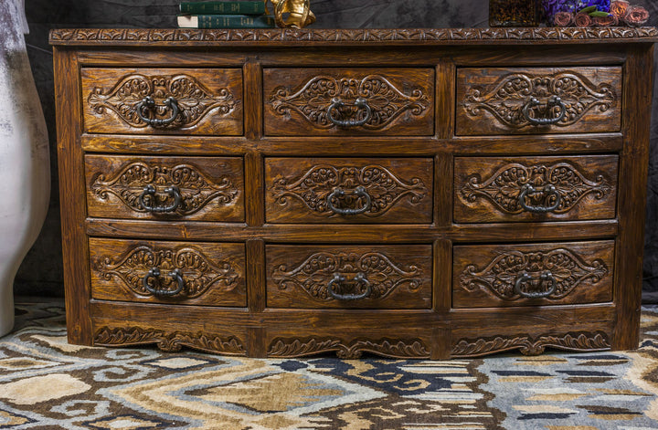 9-Drawer Console
