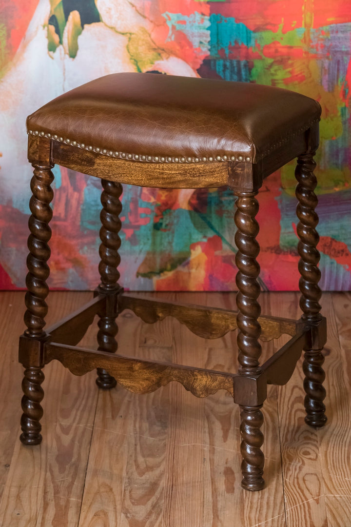 Twisted Leg Barstool