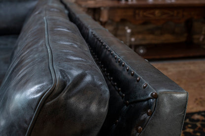 Navy Track Arm Sectional