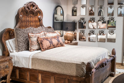 Crown Teak King Bed