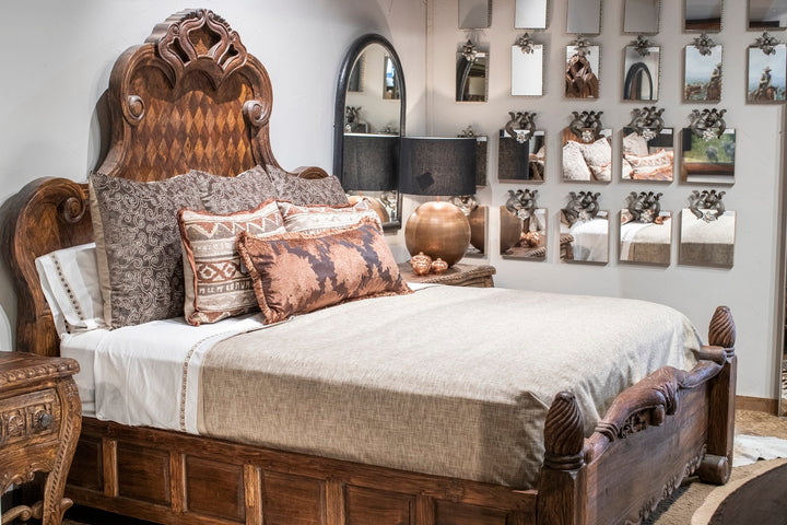 Crown Teak King Bed