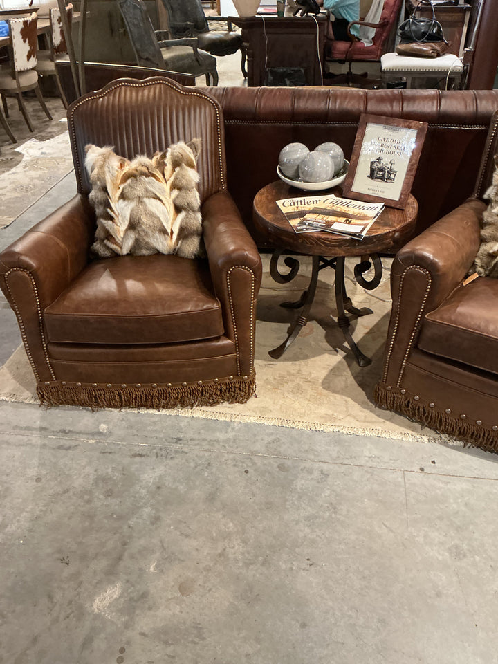 Coffee Fringe Chair