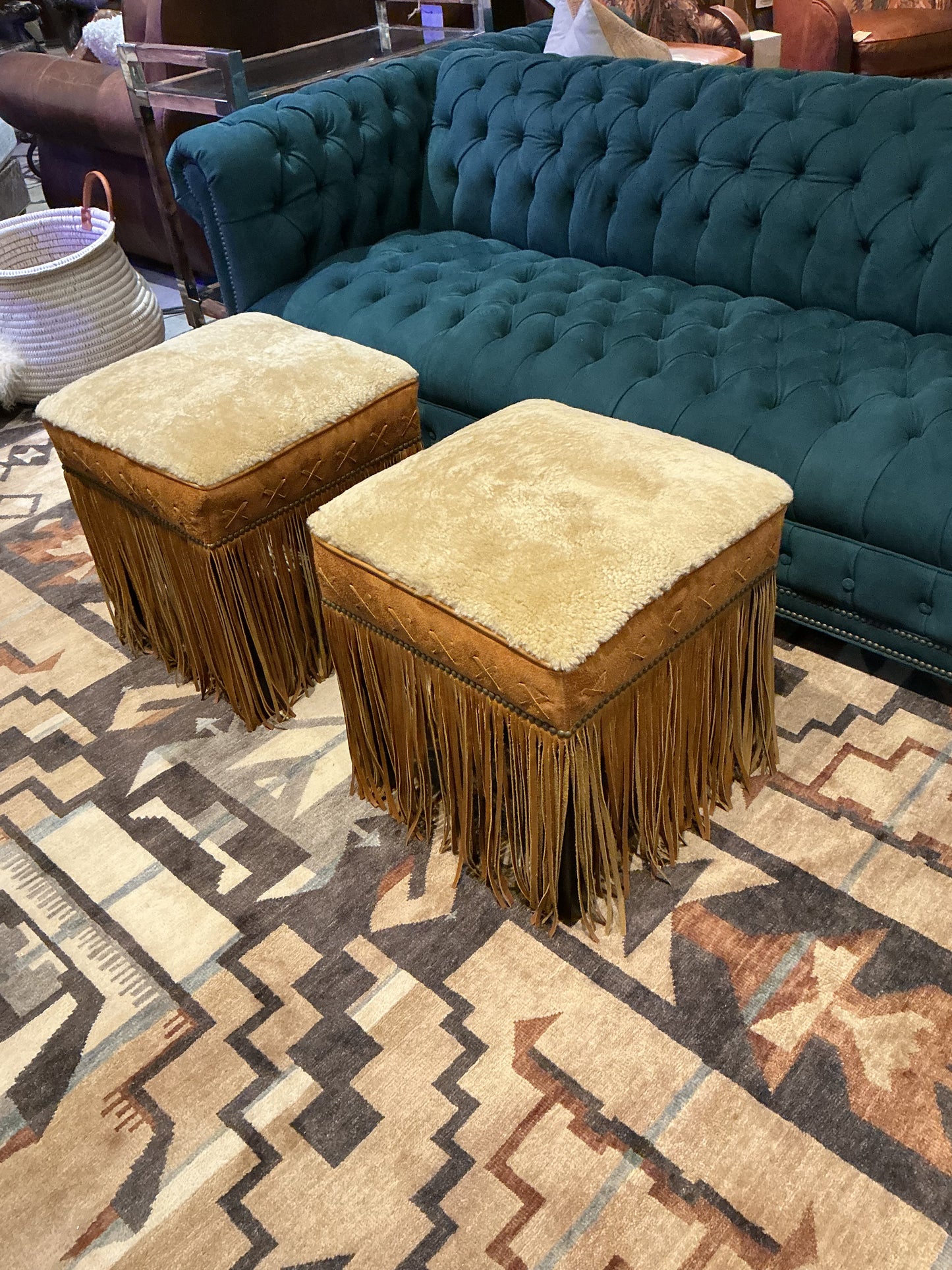 Stedman Fringe Ottoman