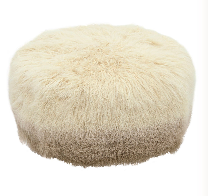 Ombre Tibetan Ottoman (3 Foot Round)