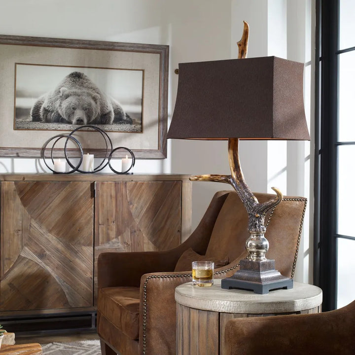 Stag Horn Table Lamp