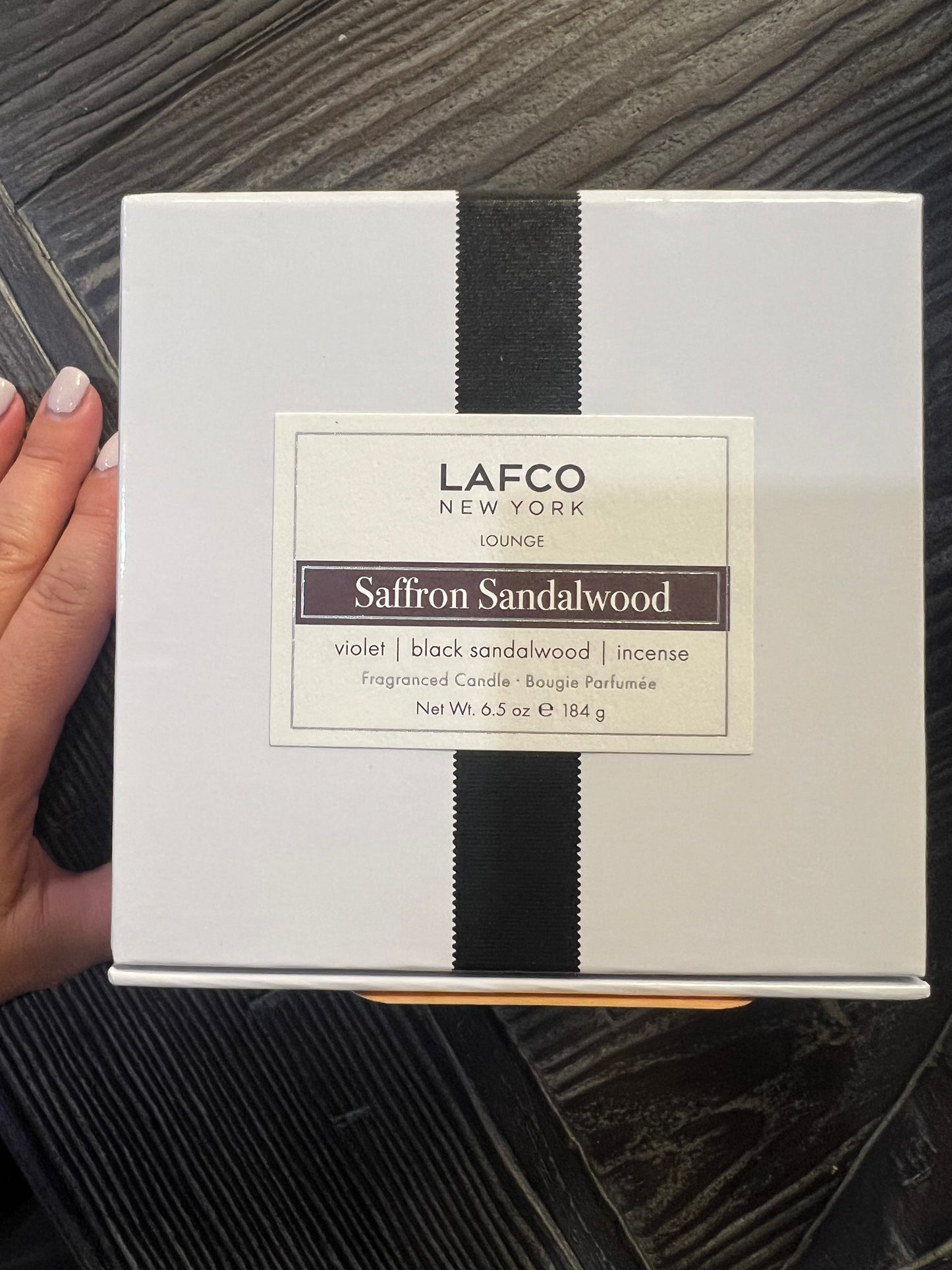 LAFCO Saffron Sandalwood 6.5oz Candle