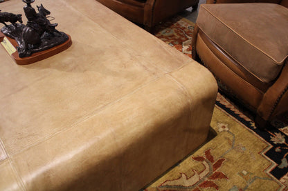 Natural Stitched Coffee Table