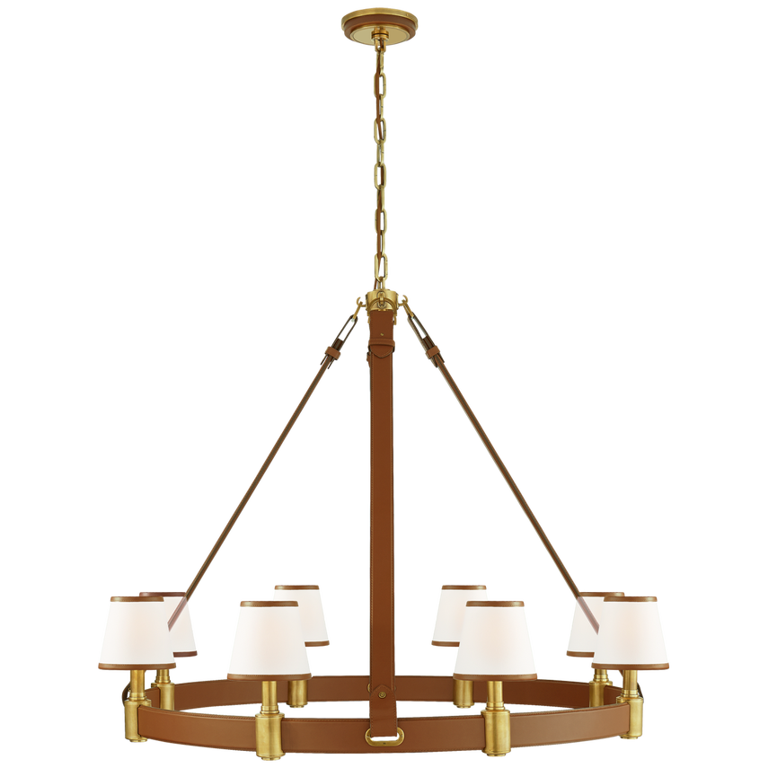 RL Riley Large Ring Chandelier