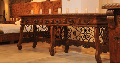 SP- Iron 6 Drawer Console