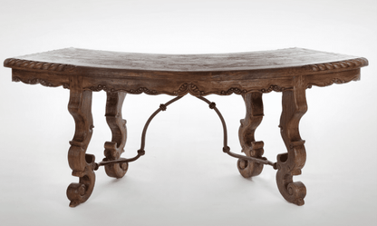 Half Moon Carved Desk