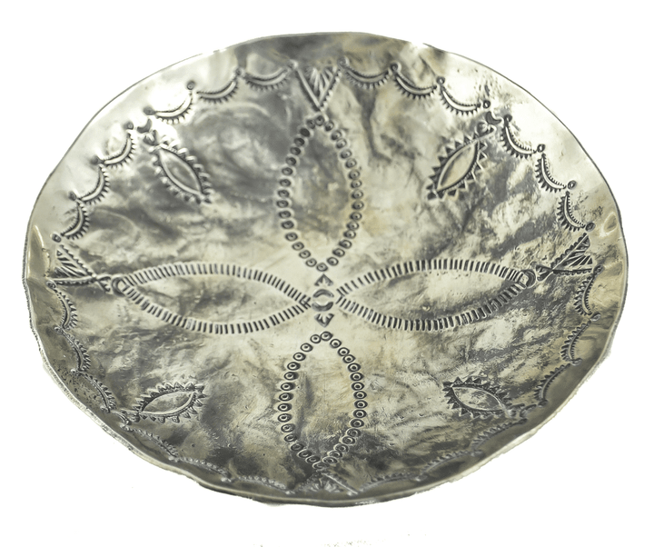 STAMPED ROUND DISH - 051