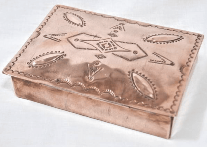 VINTAGE STYLE BOX IN COPPER- 077-CO