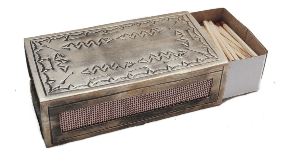 STAMPED MATCHBOX COVER WJA-018