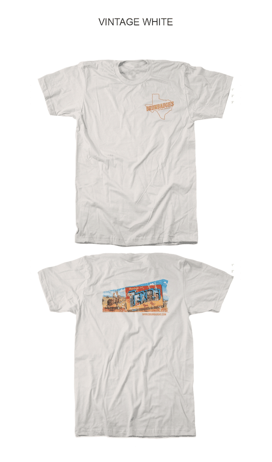 Brumbaugh's Logo and #PostCardofTexas