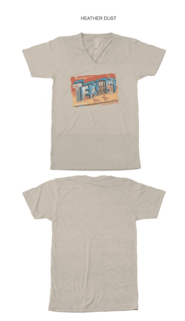 Brumbaugh's #PostCardofTexas Tee