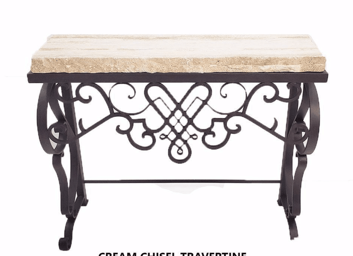 Travertine Peach Console