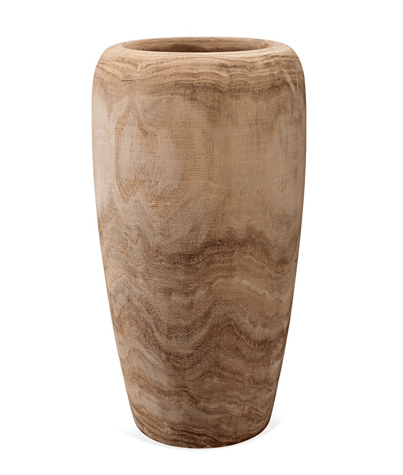 Ojai Small Wooden Vase