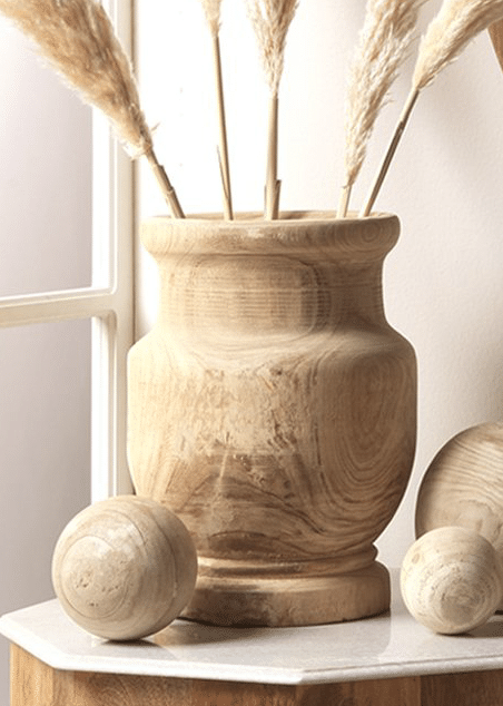 Laguna Wooden Vase